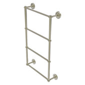  Prestige Regal Collection 4-Tier 24'' Ladder Towel Bar with Twisted Detail in Polished Nickel, 24'' W x 5-3/8'' D x 34-7/8'' H