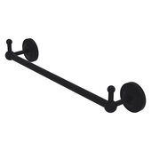  Prestige Regal Collection 18'' Towel Bar with Integrated Peg Hooks in Matte Black, 20-1/4'' W x 3-13/16'' D x 3-5/16'' H