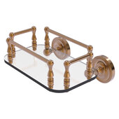  Prestige Regal Collection Wall Mounted Glass Guest Towel Tray in Brushed Bronze, 10-1/4'' W x 8'' D x 5'' H