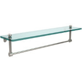  Prestige Regal Collection 22'' Glass Shelf w/Towel Bar, Premium Finish, Polished Nickel