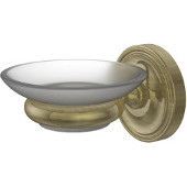  Prestige Regal Collection Wall Mounted Soap Dish Holder, Premium Finish, Antique Brass
