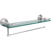  Prestige Regal Collection Paper Towel Holder with 16 Inch Gallery Glass Shelf, Polished Chrome