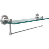  Prestige Regal Collection Paper Towel Holder with 22 Inch Glass Shelf, Satin Chrome