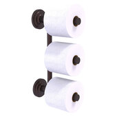  Que New Collection 3-Roll Reserve Roll Toilet Paper Holder in Antique Bronze, 3'' W x 7-5/8'' D x 14-3/8'' H