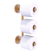 Que New Collection 3-Roll Reserve Roll Toilet Paper Holder in Brushed Bronze, 3'' W x 7-5/8'' D x 14-3/8'' H