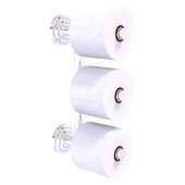  Que New Collection 3-Roll Reserve Roll Toilet Paper Holder in Polished Chrome, 3'' W x 7-5/8'' D x 14-3/8'' H
