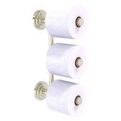  Que New Collection 3-Roll Reserve Roll Toilet Paper Holder in Polished Nickel, 3'' W x 7-5/8'' D x 14-3/8'' H
