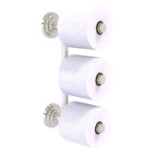  Que New Collection 3-Roll Reserve Roll Toilet Paper Holder in Satin Nickel, 3'' W x 7-5/8'' D x 14-3/8'' H