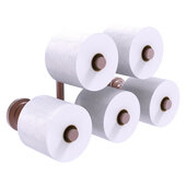  Que New Collection 5-Roll Reserve Roll Toilet Paper Holder in Antique Copper, 15-5/16'' W x 7-1/2'' D x 7-11/16'' H