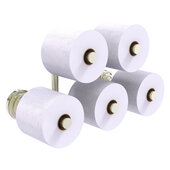  Que New Collection 5-Roll Reserve Roll Toilet Paper Holder in Polished Nickel, 15-5/16'' W x 7-1/2'' D x 7-11/16'' H