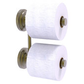  Que New Collection 2-Roll Reserve Roll Toilet Paper Holder in Antique Brass, 6-3/8'' W x 3'' D x 8-1/2'' H