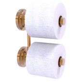  Que New Collection 2-Roll Reserve Roll Toilet Paper Holder in Brushed Bronze, 6-3/8'' W x 3'' D x 8-1/2'' H