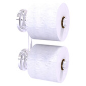  Que New Collection 2-Roll Reserve Roll Toilet Paper Holder in Satin Chrome, 6-3/8'' W x 3'' D x 8-1/2'' H