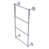  Que New Collection 4-Tier 24'' Ladder Towel Bar with Smooth Accent in Polished Chrome, 24'' W x 5-3/8'' D x 34'' H