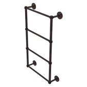  Que New Collection 4-Tier 24'' Ladder Towel Bar with Dotted Detail in Venetian Bronze, 24'' W x 5-3/8'' D x 34'' H