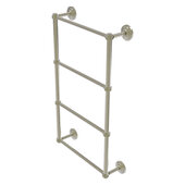  Que New Collection 4-Tier 30'' Ladder Towel Bar with Dotted Detail in Polished Nickel, 30'' W x 5-3/8'' D x 34'' H