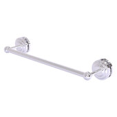  Que New Collection 18'' Shower Door Towel Bar in Polished Chrome, 21'' W x 5'' D x 3-1/8'' H