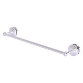  Que New Collection 24'' Shower Door Towel Bar in Polished Chrome, 27'' W x 5'' D x 3-1/8'' H