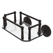  Que New Collection Wall Mounted Glass Guest Towel Tray in Oil Rubbed Bronze, 10-1/4'' W x 8'' D x 5-1/4'' H