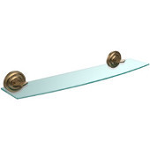  Que New Collection 24'' Glass Shelf, Premium Finish, Brushed Bronze