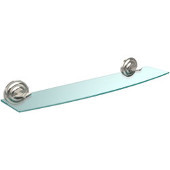  Que New Collection 24'' Glass Shelf, Premium Finish, Polished Nickel