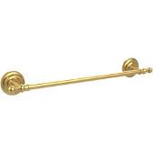  Que New Collection 21 Inch Towel Bar, Polished Brass