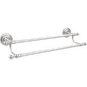  Que Collection 18'' Double Towel Bar, Standard Finish, Polished Chrome