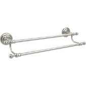  Que Collection 30'' Double Towel Bar, Premium Finish, Polished Nickel