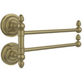  Que New Collection 2 Swing Arm Towel Rail, Antique Brass