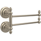  Que New Collection 2 Swing Arm Towel Rail, Antique Pewter