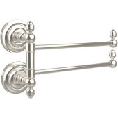  Que New Collection 2 Swing Arm Towel Rail, Polished Nickel