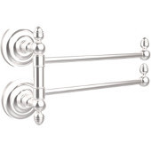  Que New Collection 2 Swing Arm Towel Rail, Satin Chrome