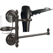 Que New Collection Hair Dryer Holder and Organizer, Oil Rubbed Bronze