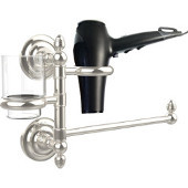  Que New Collection Hair Dryer Holder and Organizer, Polished Nickel