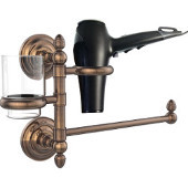  Que New Collection Hair Dryer Holder and Organizer, Venetian Bronze
