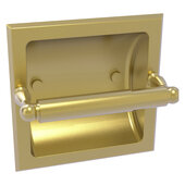  Regal Collection Recessed Toilet Tissue Holder in Satin Brass, 6-5/16'' W x 6-1/8'' D x 4'' H