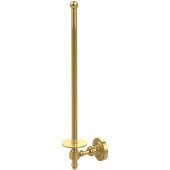 Retro Dot Collection Wall Mounted Paper Towel Holder, Unlacquered Brass