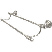 Retro-Dot Collection 18'' Double Towel Bar, Premium Finish, Polished Nickel