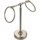  Retro-Dot Collection Guest Towel Holder with Two Rings, Premium Finish, Antique Pewter