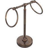  Retro-Dot Collection Guest Towel Holder with Two Rings, Premium Finish, Venetian Bronze