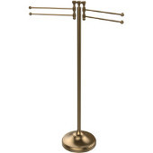  Retro-Dot Collection 4-Arm Towel Stand, Premium Finish, Brushed Bronze