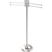  Retro-Dot Collection 4-Arm Towel Stand, Standard Finish, Polished Chrome