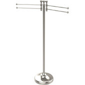  Retro-Dot Collection 4-Arm Towel Stand, Premium Finish, Polished Nickel