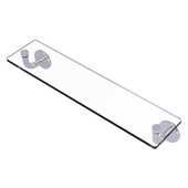  Remi Collection 22'' Glass Vanity Shelf with Beveled Edges in Polished Chrome, 22'' W x 5'' D x 4'' H