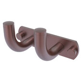  Remi Collection 2-Position Multi Hook in Antique Copper, 5-1/2'' W x 3-3/16'' D x 3-3/16'' H