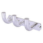  Remi Collection 3-Position Multi Hook in Satin Chrome, 8'' W x 3-3/16'' D x 3-3/16'' H