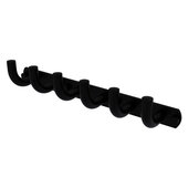  Remi Collection 6-Position Tie and Belt Rack in Matte Black, 15-1/2'' W x 3-3/16'' D x 3-3/16'' H