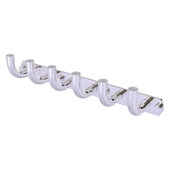  Remi Collection 6-Position Tie and Belt Rack in Polished Chrome, 15-1/2'' W x 3-3/16'' D x 3-3/16'' H
