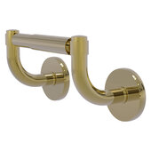  Remi Collection 2-Post Toilet Tissue Holder in Unlacquered Brass, 9'' W x 3-3/8'' D x 4-3/8'' H