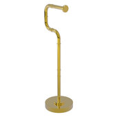  Remi Collection Free Standing Euro Style Toilet Tissue Stand in Polished Brass, 8-1/4'' W x 6'' D x 24'' H